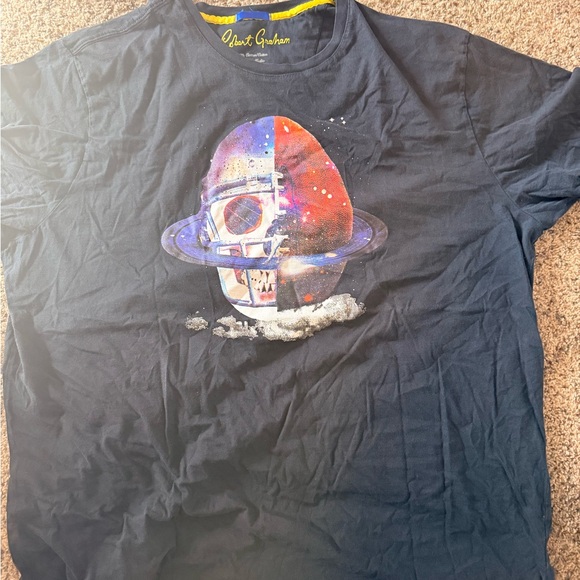 Robert Graham Skull Space Graphic Tee | Artist Series | Black | Size 3XL - Picture 2 of 4